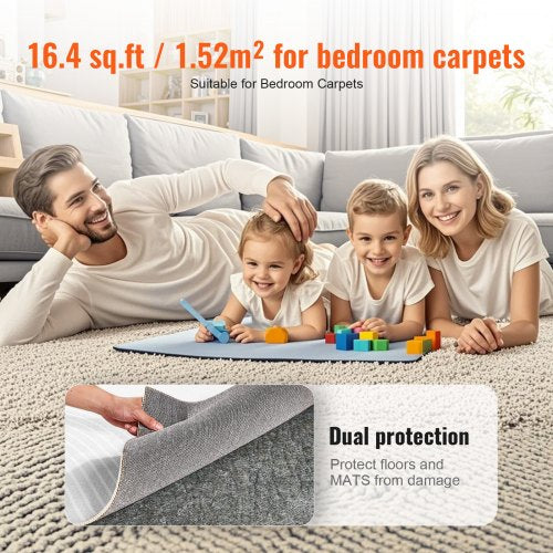 SlipResistant Rug Pad – Protective Cushioning Carpet Pad – 5 x 8 –