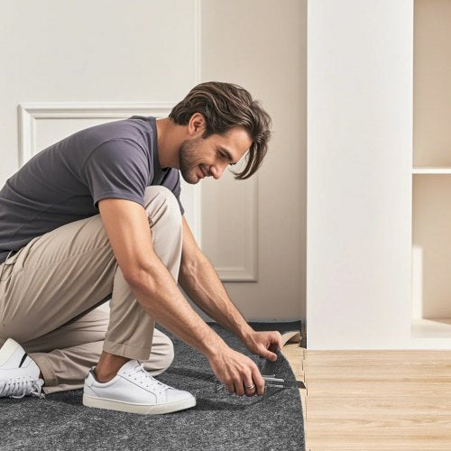 SlipResistant Rug Pad – Protective Cushioning Carpet Pad – 5 x 8 –