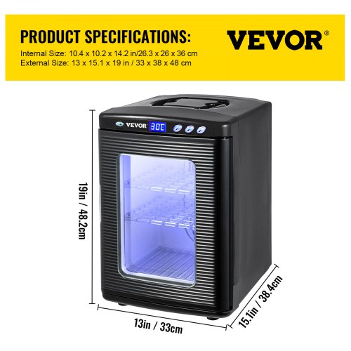 Egg Incubator and Hatcher 25L Black Reptile Egg Incubator 542°C Scientific