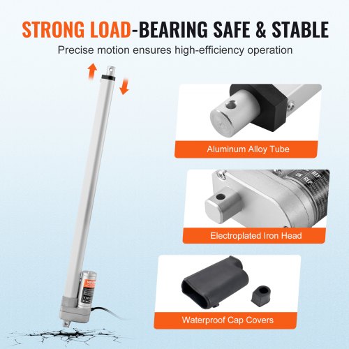 Linear Actuator 12V 20 Inch Waterproof IP65 Linear Actuator 660lbs3000N