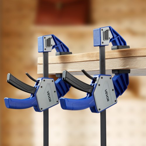 Bar Clamps for Woodworking 2Pack 24 inch OneHanded ClampSpreader