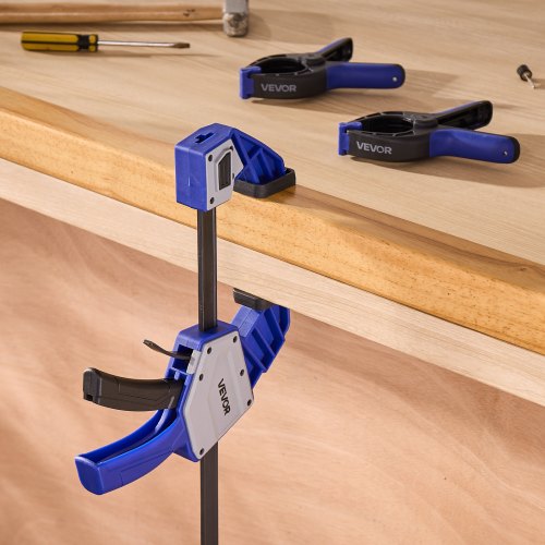 Bar Clamps for Woodworking 2Pack 24 inch OneHanded ClampSpreader