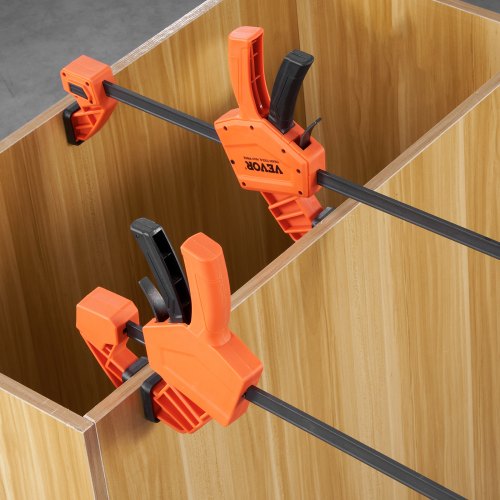 Bar Clamps for Woodworking 2Pack 24 OneHanded ClampSpreader