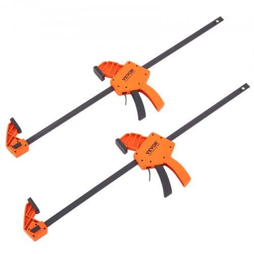 Bar Clamps for Woodworking 2Pack 24 OneHanded ClampSpreader