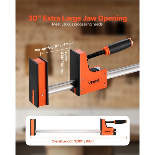 Bar Clamps for Woodworking 2Pack 30 inch Parallel Clamp Set FClamp with 1500