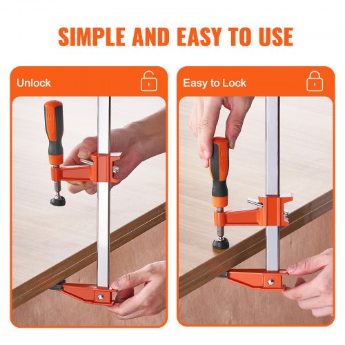 Bar Clamps for Woodworking 2Pack 36 Clamp QuickChange F Clamp with 600