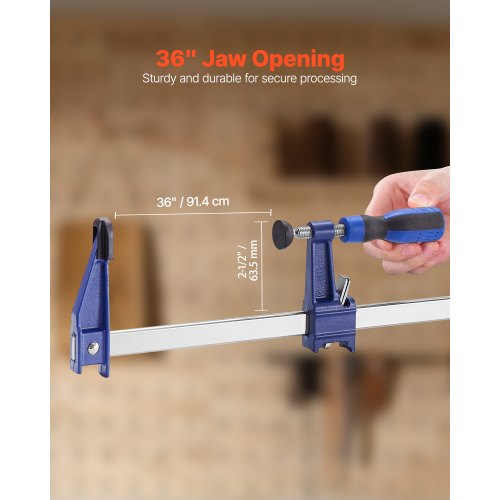 Bar Clamps for Woodworking 4Pack 36 inch Opening Lockable FClamp with 600 lbs