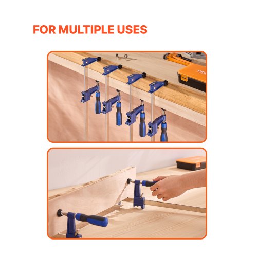 Bar Clamps for Woodworking 4Pack 36 inch Opening Lockable FClamp with 600 lbs