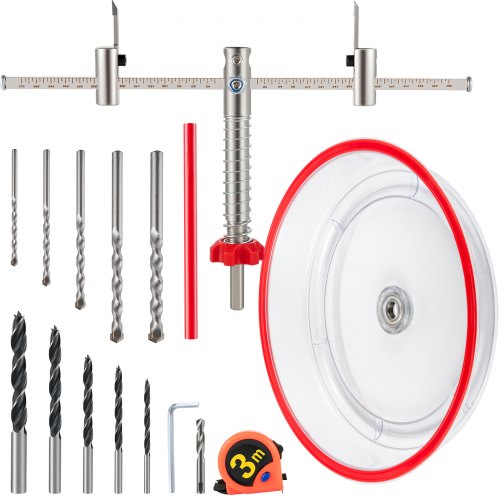 Adjustable Hole Saw Cutter Kit 158 to 1113 16 40300 mm Recessed