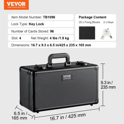 Graded Card Storage Box 4 Slots Graded Sports Cards Holder Carrying Case