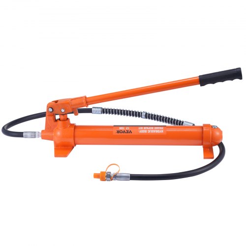 12 Ton Porta Power Kit Hydraulic Ram with Pump with 46 ft1.4 m Oil Hose