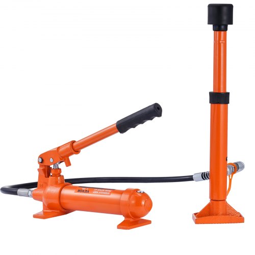 4 Ton Porta Power Kit Portable Hydraulic Jack with 39 ft1.2 m Oil Hose