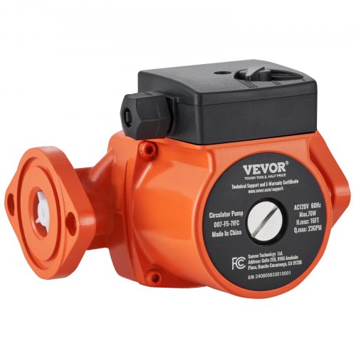 007F57IFC Hot Water Recirculating Pump 110V 70W 23 GPM Hot Water