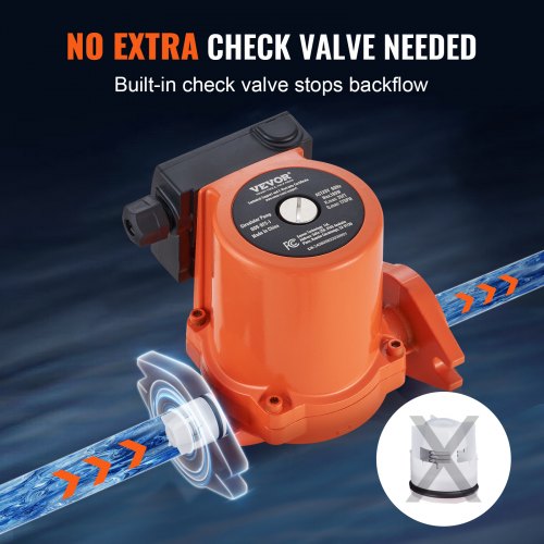 009BF5J Hot Water Recirculating Pump 110V 180W 17 GPM Hot Water