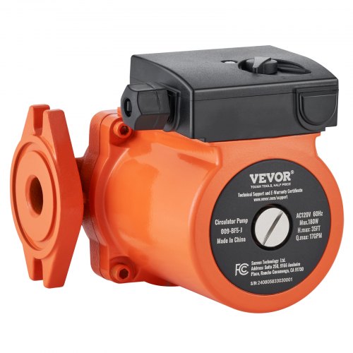 009BF5J Hot Water Recirculating Pump 110V 180W 17 GPM Hot Water