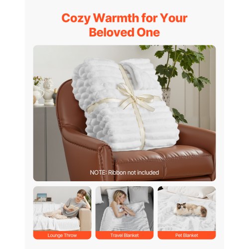 Fleece Throw Blanket 50 x 60 Inches 1270 x 1524 mm Flannel Fleece Cozy