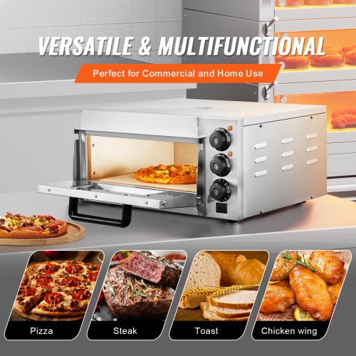 Commercial Countertop Pizza Oven Electric Pizza Oven for 14 Pizza Indoor –