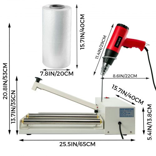18 Shrink Wrap Sealer 530W IBar Shrink Wrap Machine Shrink Wrap Sealer