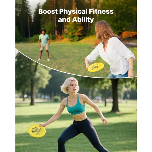 Disc Golf Set 3 Pack Starter Beginners Flying Discs For Fullbody Strength