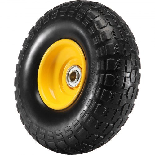 Solid PU RunFlat Tire Wheel 10 2Pack 400 lbs Dynamic Load 450 lbs