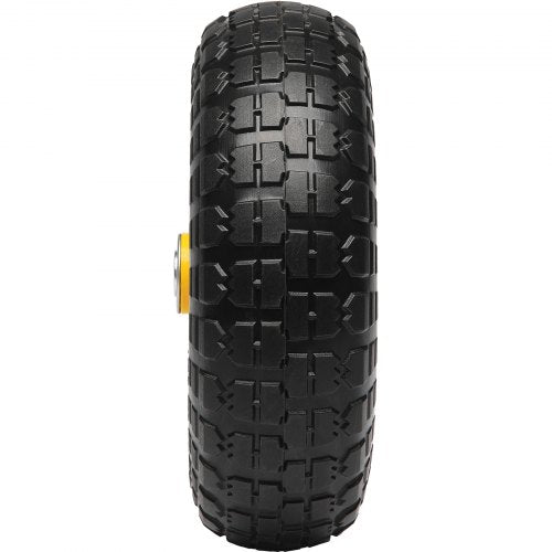 Solid PU RunFlat Tire Wheel 10 2Pack 400 lbs Dynamic Load 450 lbs