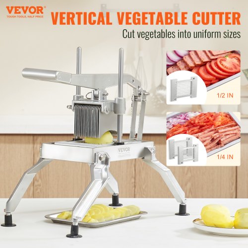 Commercial Vegetable Slicer 14 and 12 inch Tomato Slicer Stainless Steel