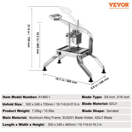 Commercial Vegetable Slicer 38 and 316 Tomato Slicer Stainless Steel