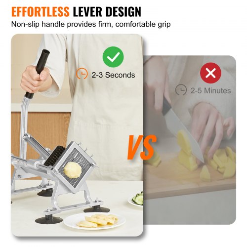 Commercial Vegetable Slicer 14 inch Fruit Slicer Stainless Steel and Aluminum