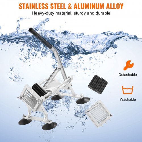 Commercial Vegetable Slicer 14 inch Fruit Slicer Stainless Steel and Aluminum