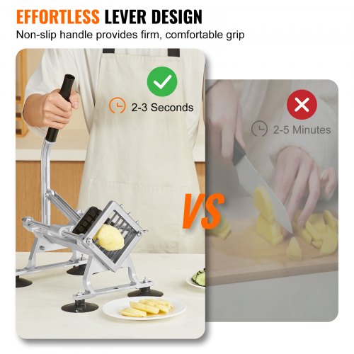 Commercial Vegetable Slicer 12 inch Fruit Slicer Stainless Steel and Aluminum
