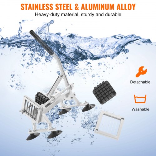 Commercial Vegetable Slicer 12 inch Fruit Slicer Stainless Steel and Aluminum