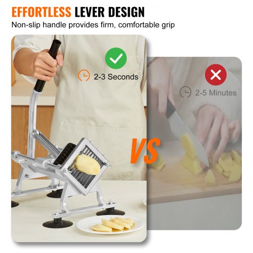 Commercial Vegetable Slicer 38 inch Fruit Slicer Stainless Steel and Aluminum