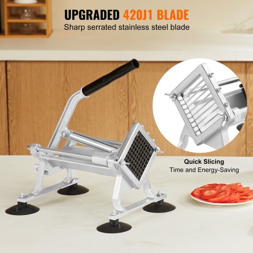Commercial Vegetable Slicer 38 inch Fruit Slicer Stainless Steel and Aluminum