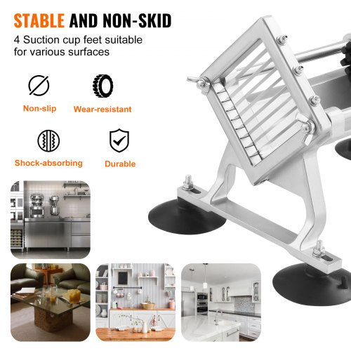 Commercial Vegetable Slicer 38 inch Fruit Slicer Stainless Steel and Aluminum
