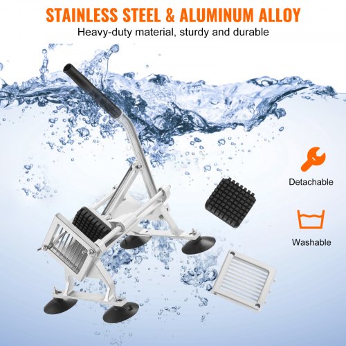 Commercial Vegetable Slicer 38 inch Fruit Slicer Stainless Steel and Aluminum