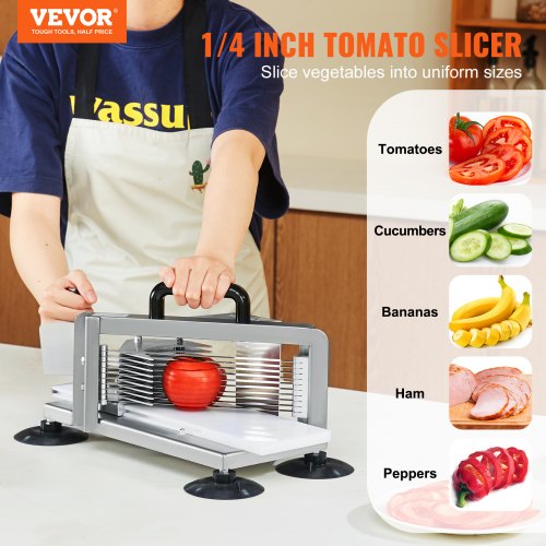Commercial Tomato Slicer 14 inch Tomato Cutter Slicer Stainless Steel