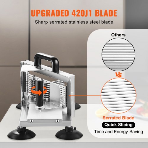 Commercial Tomato Slicer 14 inch Tomato Cutter Slicer Stainless Steel