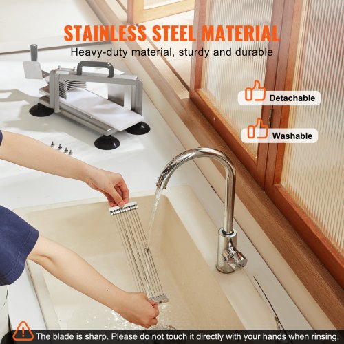Commercial Tomato Slicer 14 inch Tomato Cutter Slicer Stainless Steel