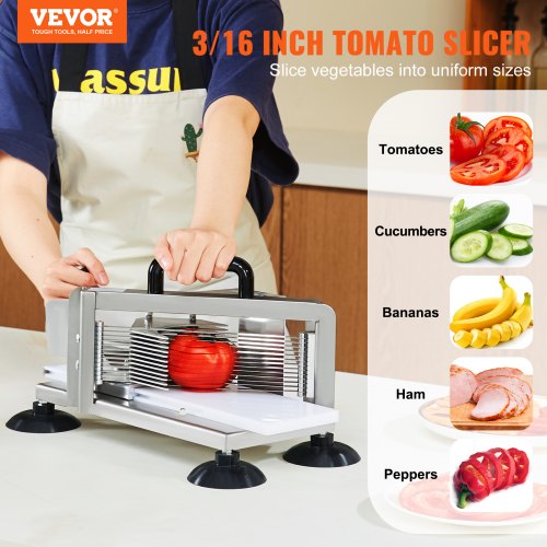 Commercial Tomato Slicer 316 inch Tomato Cutter Slicer Stainless Steel