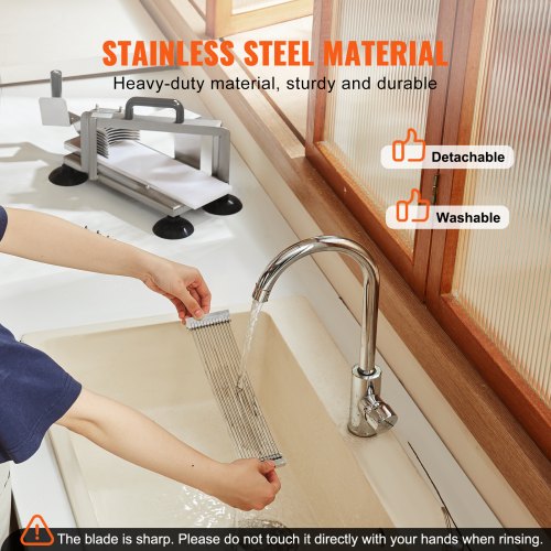 Commercial Tomato Slicer 316 inch Tomato Cutter Slicer Stainless Steel