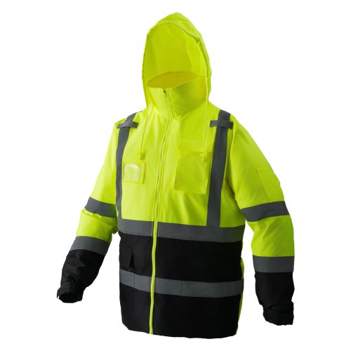 High Visibility Reflective Safety Jacket Waterproof Safety Hoodie Work