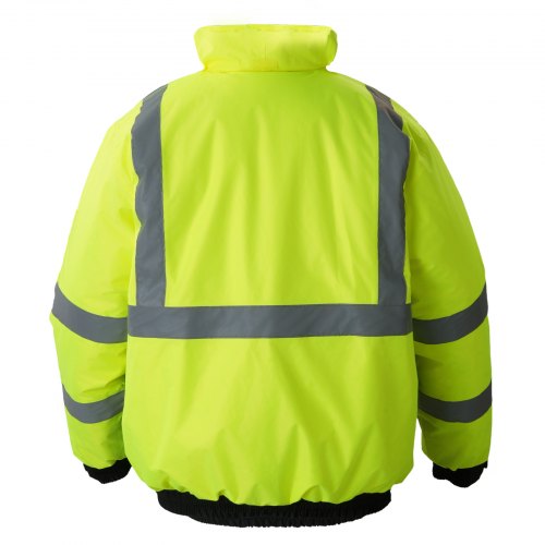 High Visibility Reflective Safety Jacket Waterproof Winter Hoodie Work