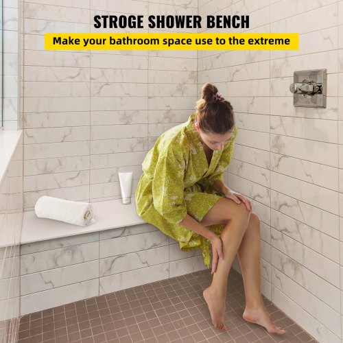 Board Shower Bench Rectangle Bench Ready to TileWaterproof 382x114x20 –