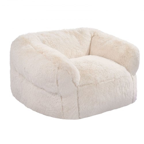 Bean Bag Chair Beanbag Sofa With Armrests For Adults Fluffy Plush Highdensity