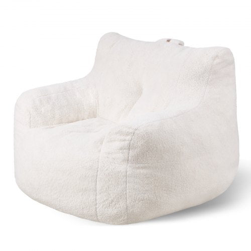 Bean Bag Chair 3 feet Bean Bag Chair with Soft Armrests and Storage Pocket