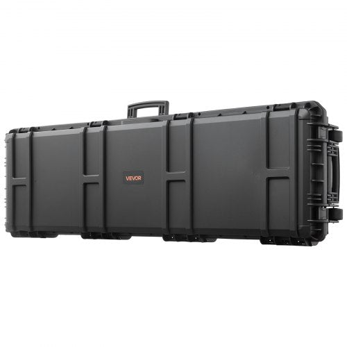 Hard Rifle Case Lockable With Detachable Xpe Foam 50 In Gun Storage Wheels