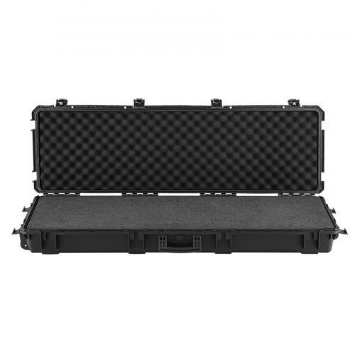 Hard Rifle Case Lockable With Detachable Xpe Foam 50 In Gun Storage Wheels