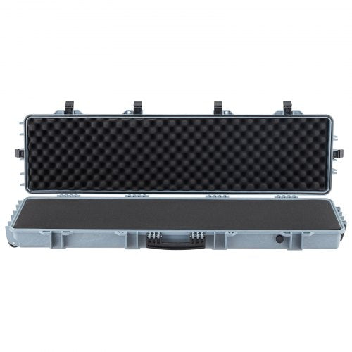 Hard Rifle Case Lockable With Precut Foams 50 In Movable Gun Storage Wheels