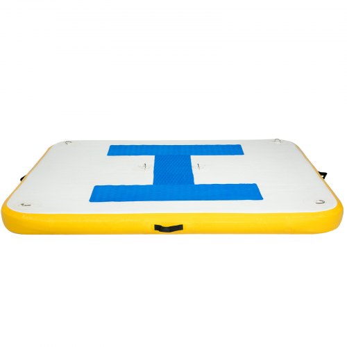 Inflatable Dock Platform Inflatable Floating Dock 8x5 ft with Electric Air Pump