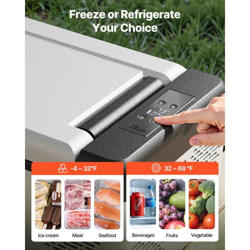 12 Volt Refrigerator 10 Qt Portable Mini Freezer 468 with APP Control